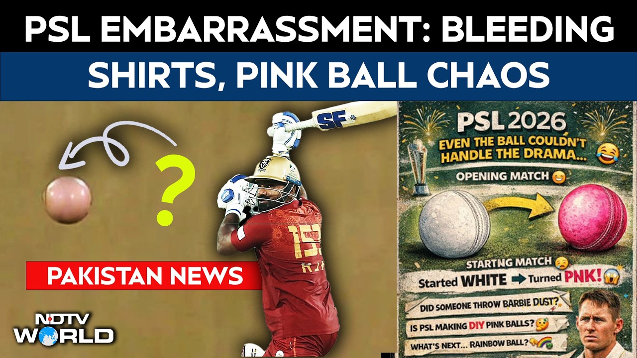 PSL 2026 Pink Ball Drama: Labuschagne Complains About Bleeding Shirts