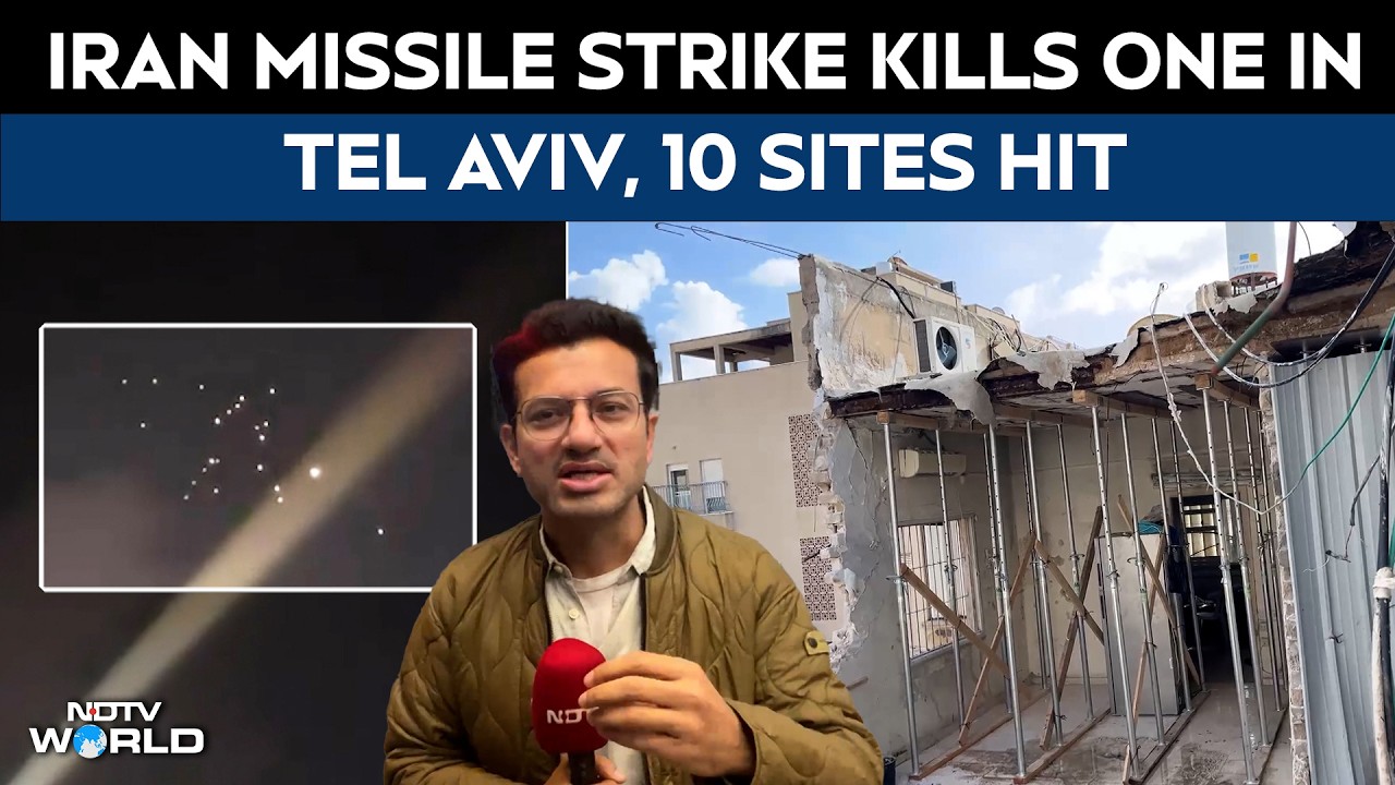 Tel Aviv Under Fire: Iranian Strike Leaves One Dead, Widespread Damage