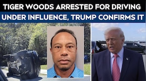 Tiger Woods Car Accident Video | Tiger Woods Arrested For Driving Under Influence, Trump Confirms It