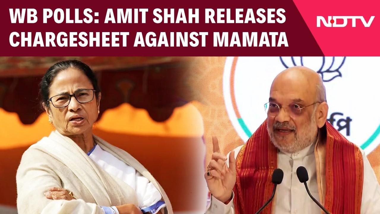 West Bengal Polls | Amit Shah Releases Chargesheet Against Mamata Govt Ahead of Bengal Polls