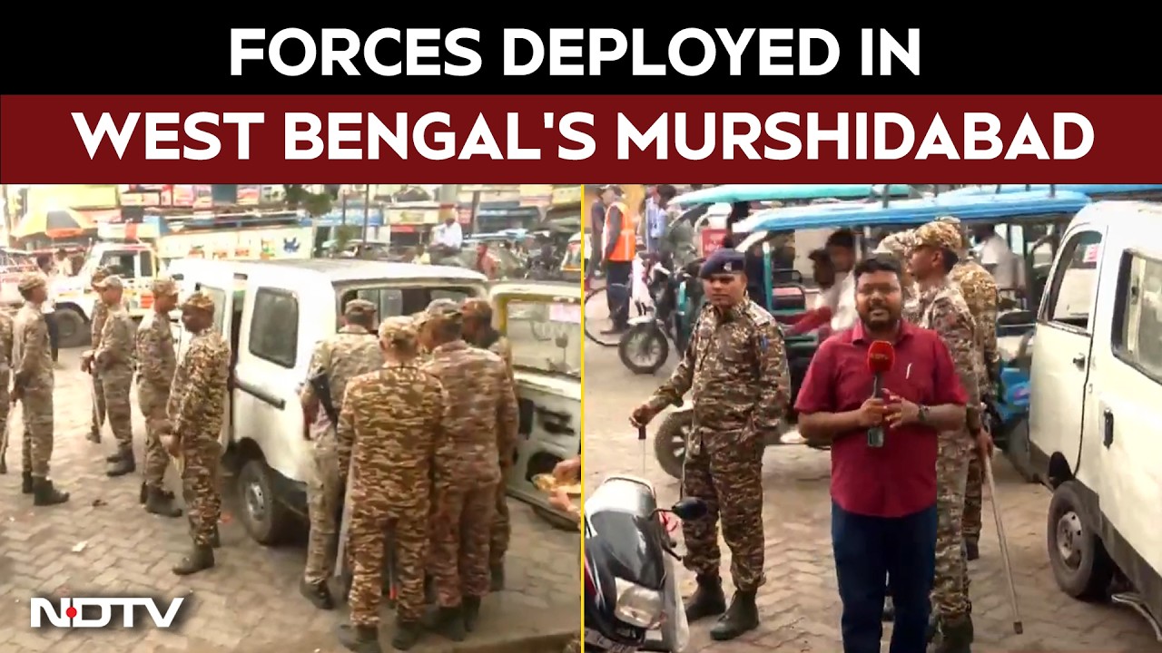 West Bengal News | Forces Deployed In West Bengal's Murshidabad After Ram Navami Violence