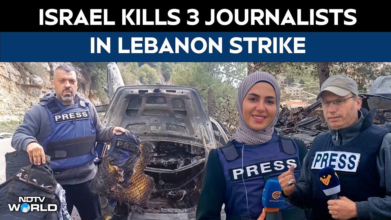 Israel Kills 3 Journalists in Lebanon Strike, Claims 1 Was Hezbollah Member