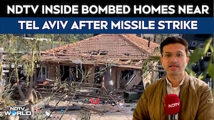 NDTV Inside Bombed Homes Near Tel Aviv After Missile Strike