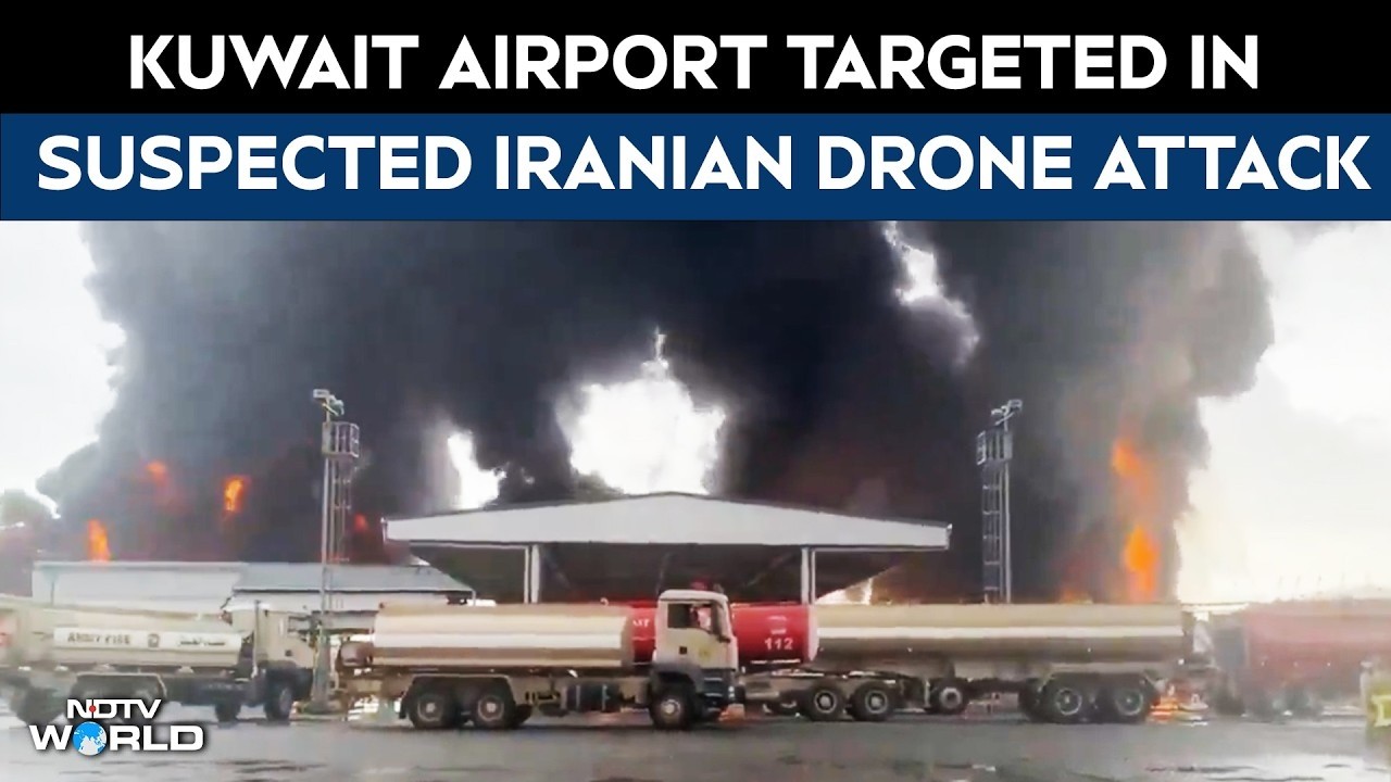 Suspected Drone Strike Hits Kuwait Airport, Smoke Engulfs Area