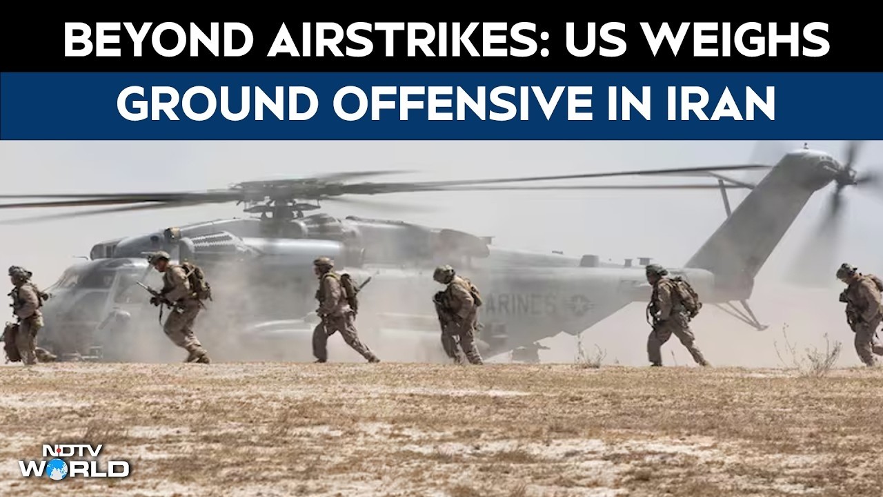 Donald Trump News | US Ground Invasion of Iran: What's Driving The Strategy | Iran war