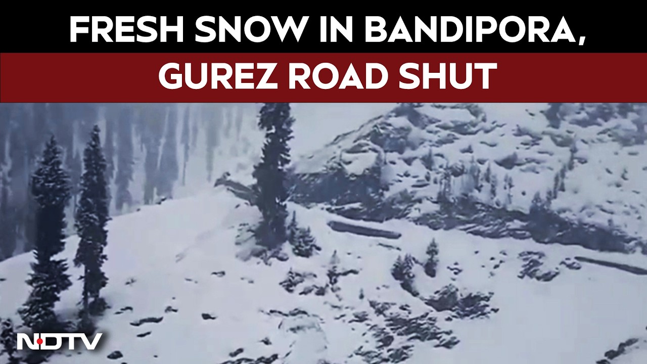 Fresh Snow In Bandipora, Gurez Road Shut