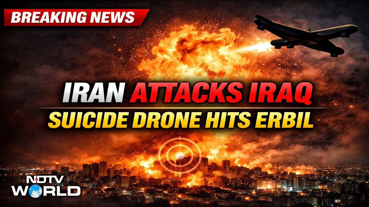 Iran Launches Drone Strike On Iraq’s Erbil As War Escalates