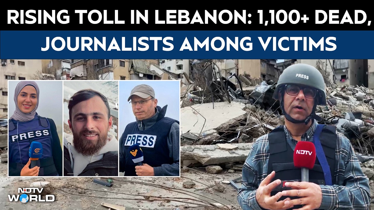 Lebanon War: Journalists Killed As Death Toll Crosses 1,100+ | Israel Attacks Beirut