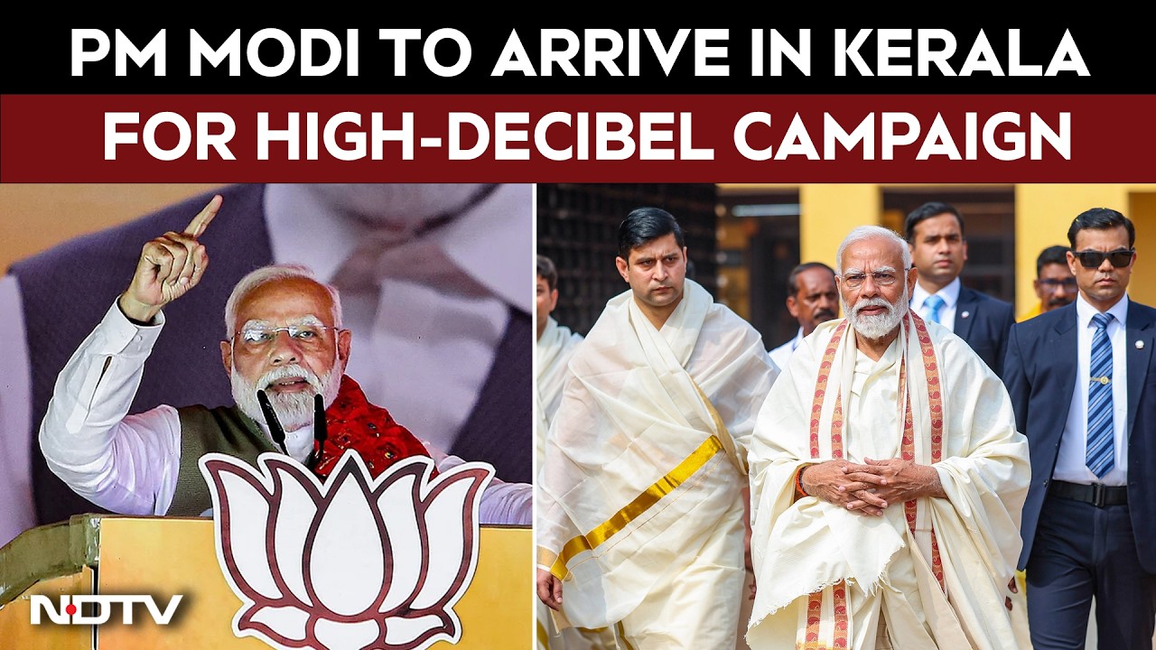 PM Modi In Kerala: Mega Rally In Palakkad, Roadshow In Thrissur Ahead Of Polls