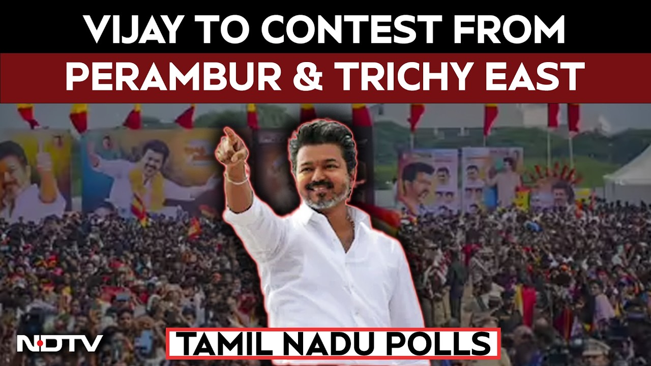 TVK Chief Vijay To Contest From 2 Seats In Upcoming Tamil Nadu Polls