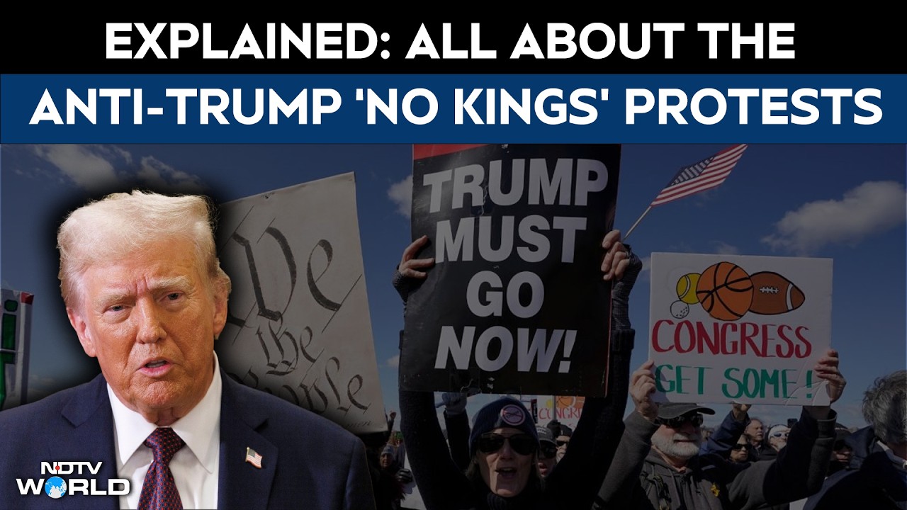Explained: Why Millions Took To The Streets In Anti-Trump 'No Kings' Protest