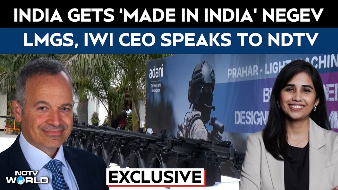 IWI CEO Exclusive: India Gets &lsquo;Made In India&rsquo; Negev LMGs, Big Boost To Defence Firepower