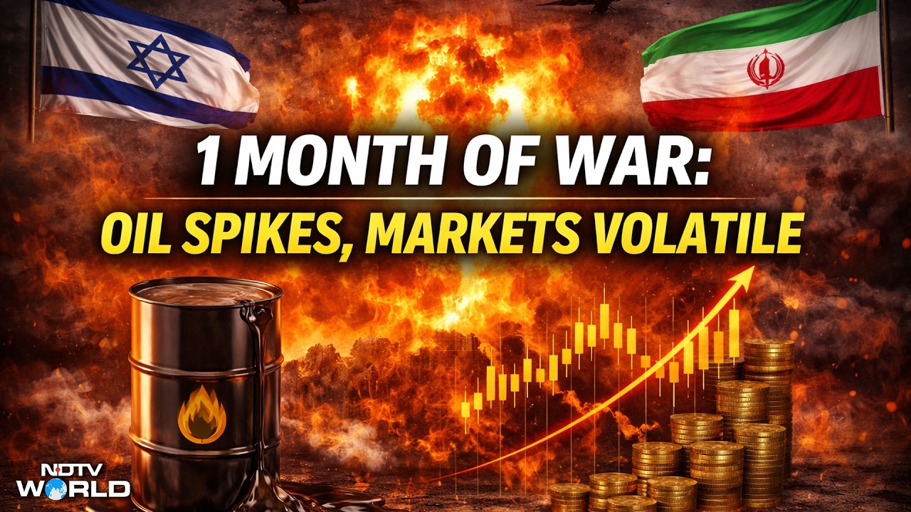 Middle East War News: 1 Month Of War: Oil Spikes, Markets Volatile & Commodities On Edge