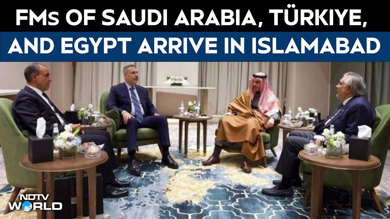Pakistan News | Saudi, T&uuml;rkiye, Egypt FMs In Islamabad; High-Level Talks On Regional Tensions