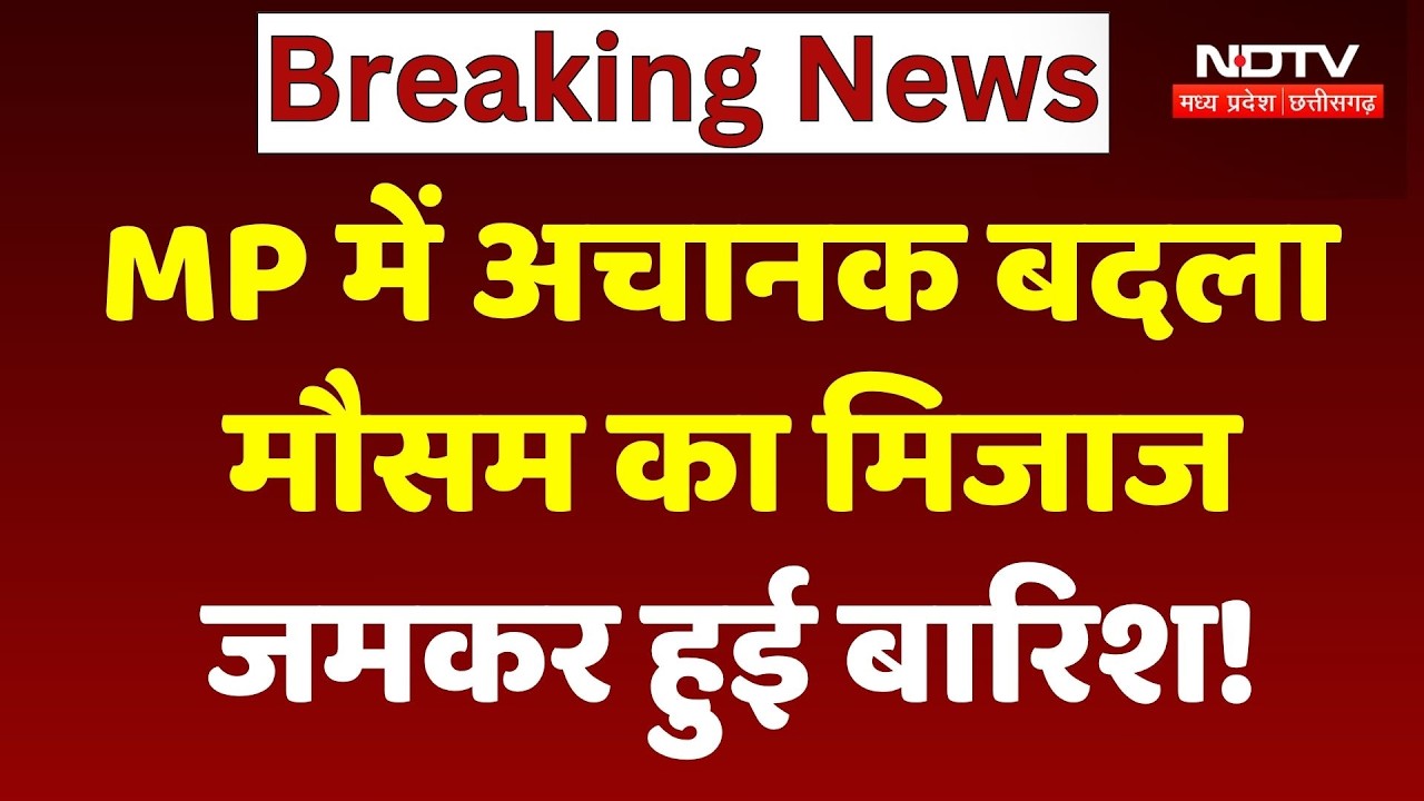 MP Weather: Sendhwa में अचानक बदला मौसम का मिजाज, जमकर हुई बारिश!