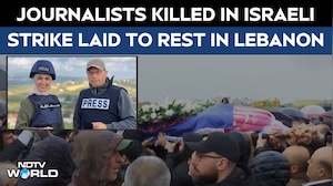 Israel Attacks Lebanon | 3 Journalists Killed In Israeli Strike Laid To Rest In Lebanon
