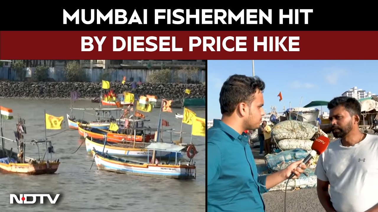 Fuel Crisis News | High Diesel Costs Keep Mumbai Fishermen Ashore