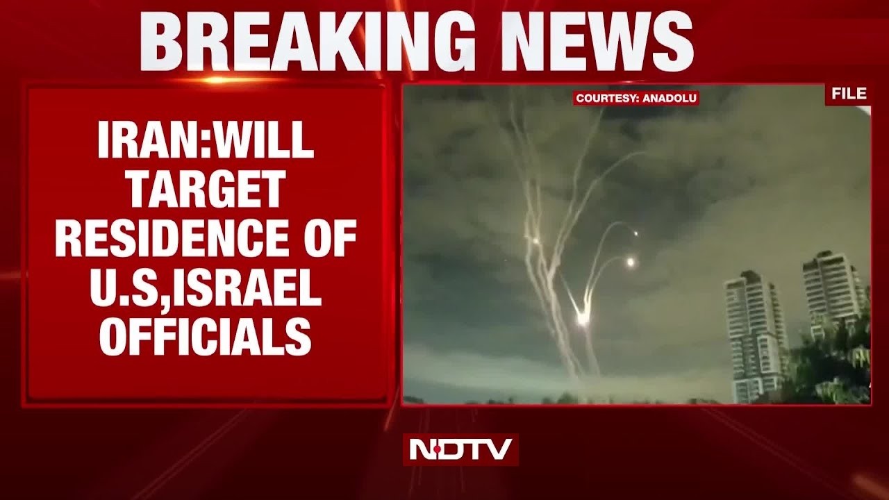 Tehran's New Threat, Homes Of US, Israeli Officials In Crosshairs