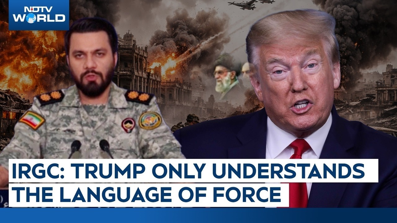 US Iran War Latest News | IRGC Spokesperson Says Trump 'Only Understands The Language Of Force'