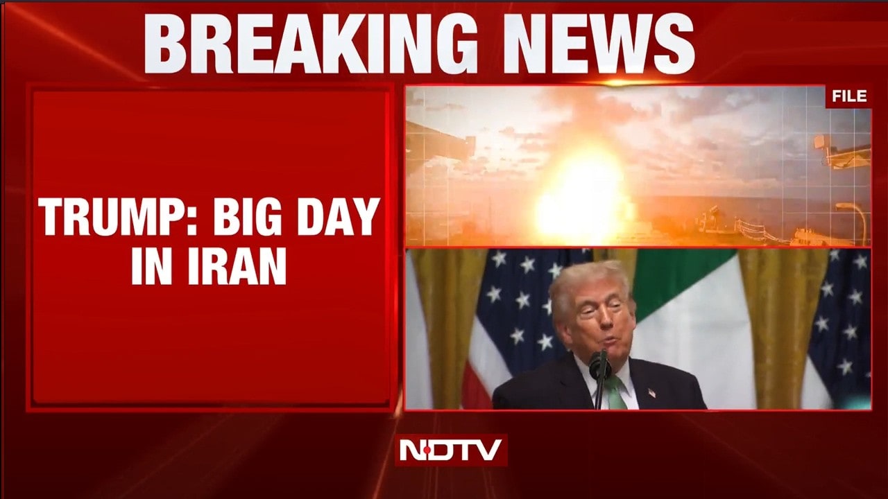 'Big Day In Iran': Donald Trump Signals Major US Strike Success