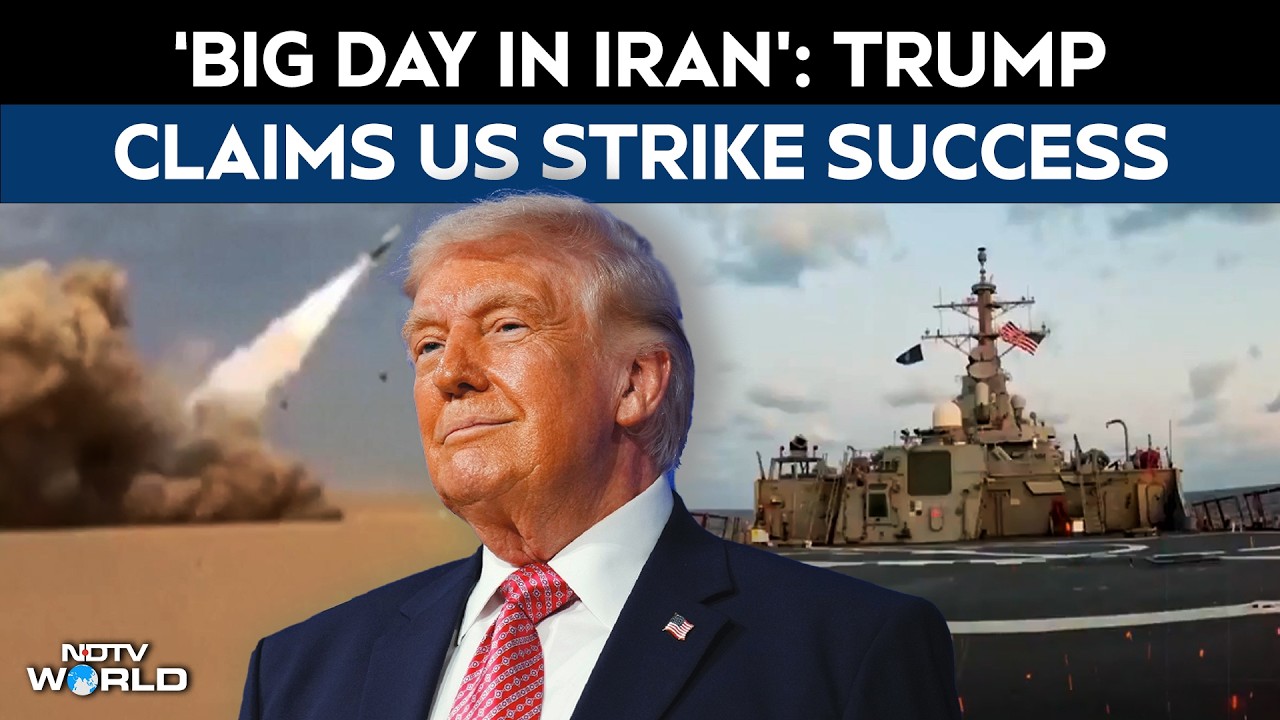 'Big Day In Iran': Donald Trump Signals Major US Strike Success