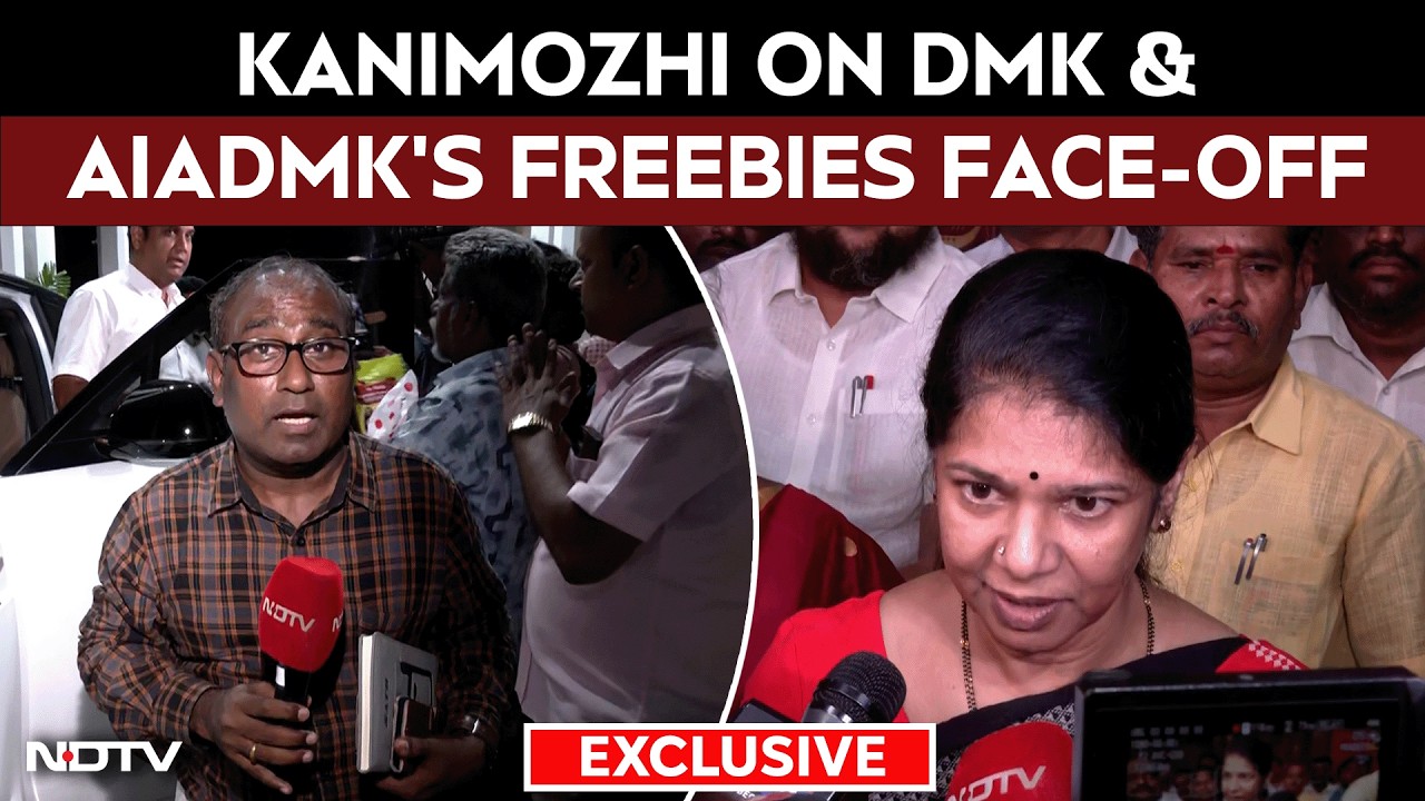 Tamil Nadu Elections | Kanimozhi On DMK & AIADMK's Freebies Ahead Of Tamil Nadu Assembly Face Off