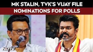 Tamil Nadu Chief Minister MK Stalin, TVK's Vijay File Nomination For Polls