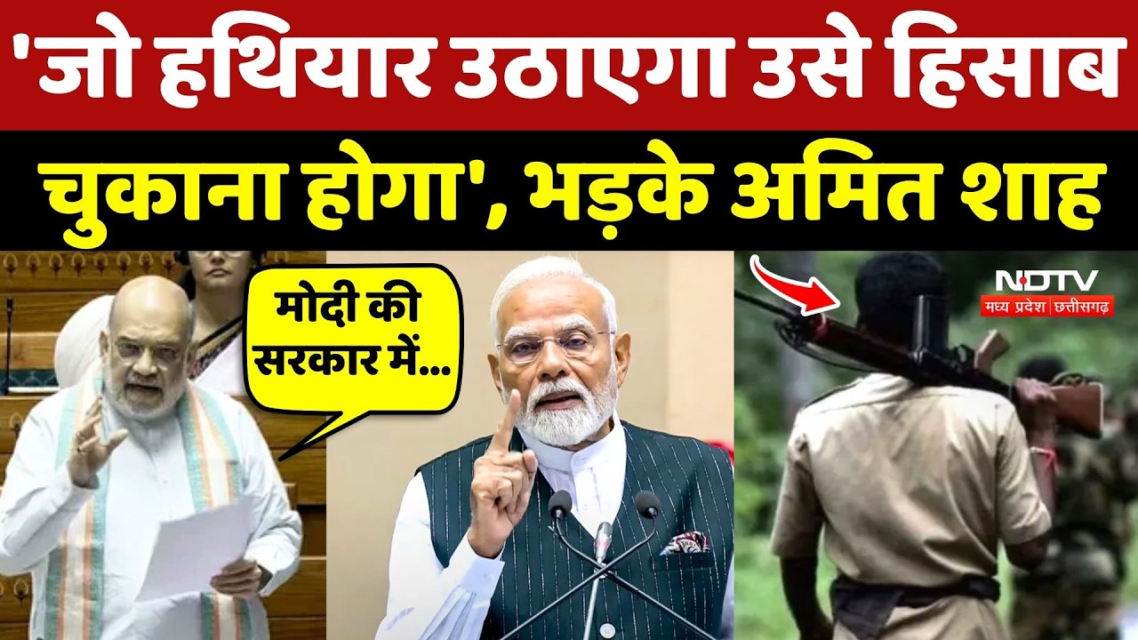 Naxal Free India: 'जो हथियार उठाएगा उसे हिसाब चुकाना होगा', Loksabha में भड़के Amit Shah