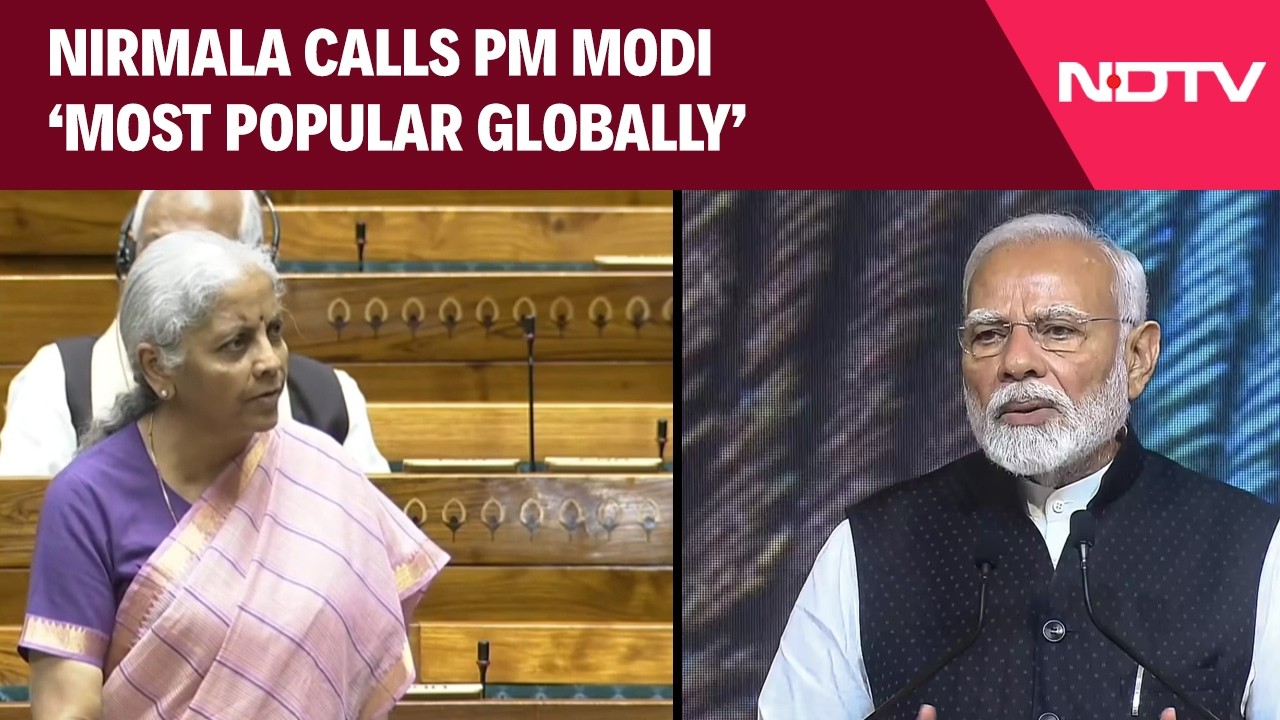 Nirmala Sitharaman Defends Govt In Lok Sabha Amid Rupee Fall, Calls PM Modi 'Most Popular Globally'