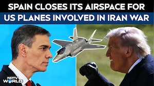 Iran War News | Spain Closes Airspace To US Warplanes in Iran Conflict, Defence Minister Says