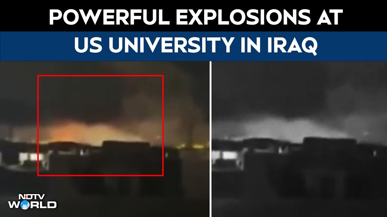 Powerful Explosions At US University In Iraq As Iran Targets Kurdish Groups