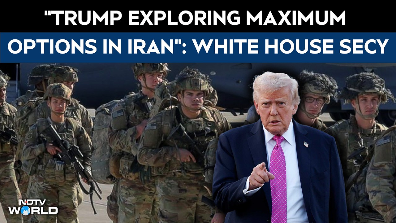 White House Says Trump Exploring 'Maximum Options' For Success Of Op Epic Fury In Iran