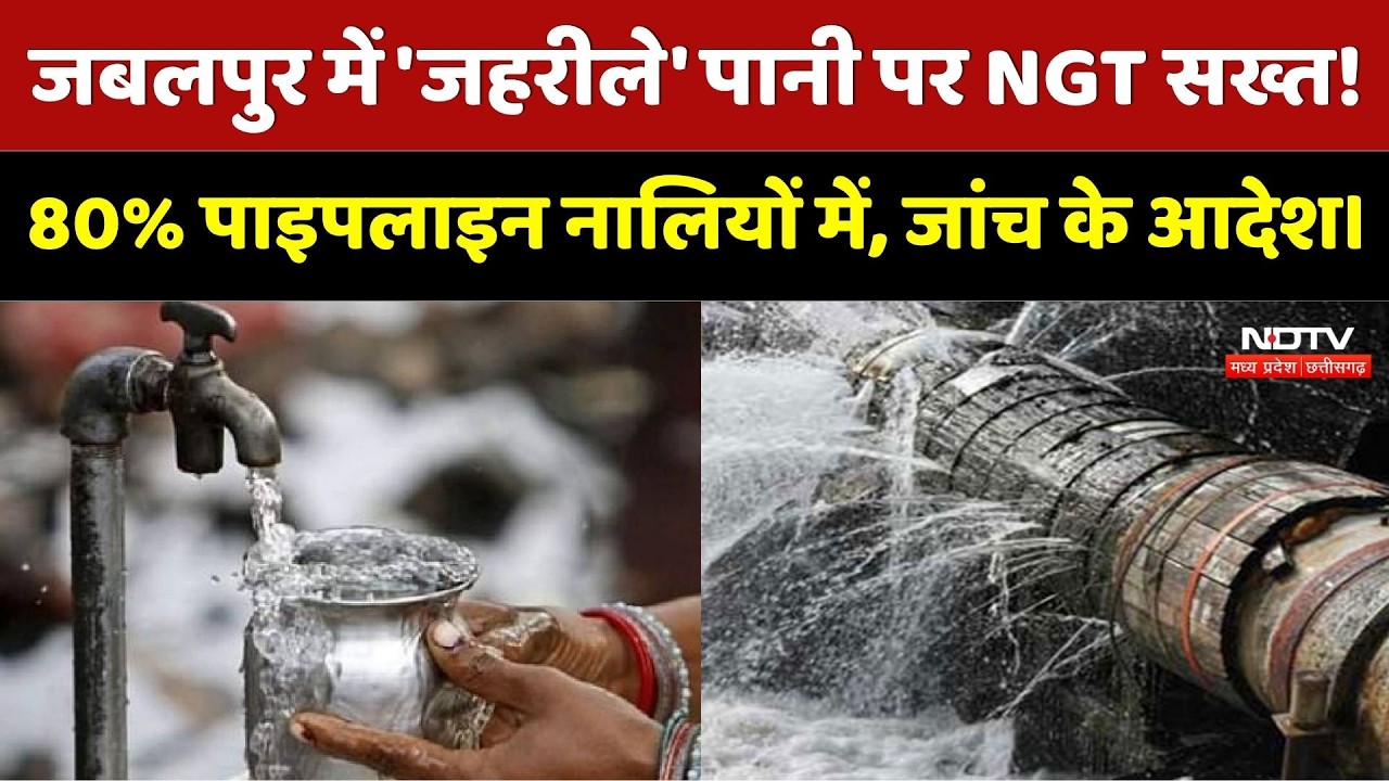 Jabalpur News: जबलपुर में 'जहरीले' पानी पर NGT सख्त! | MP News | Top News | Viral Video