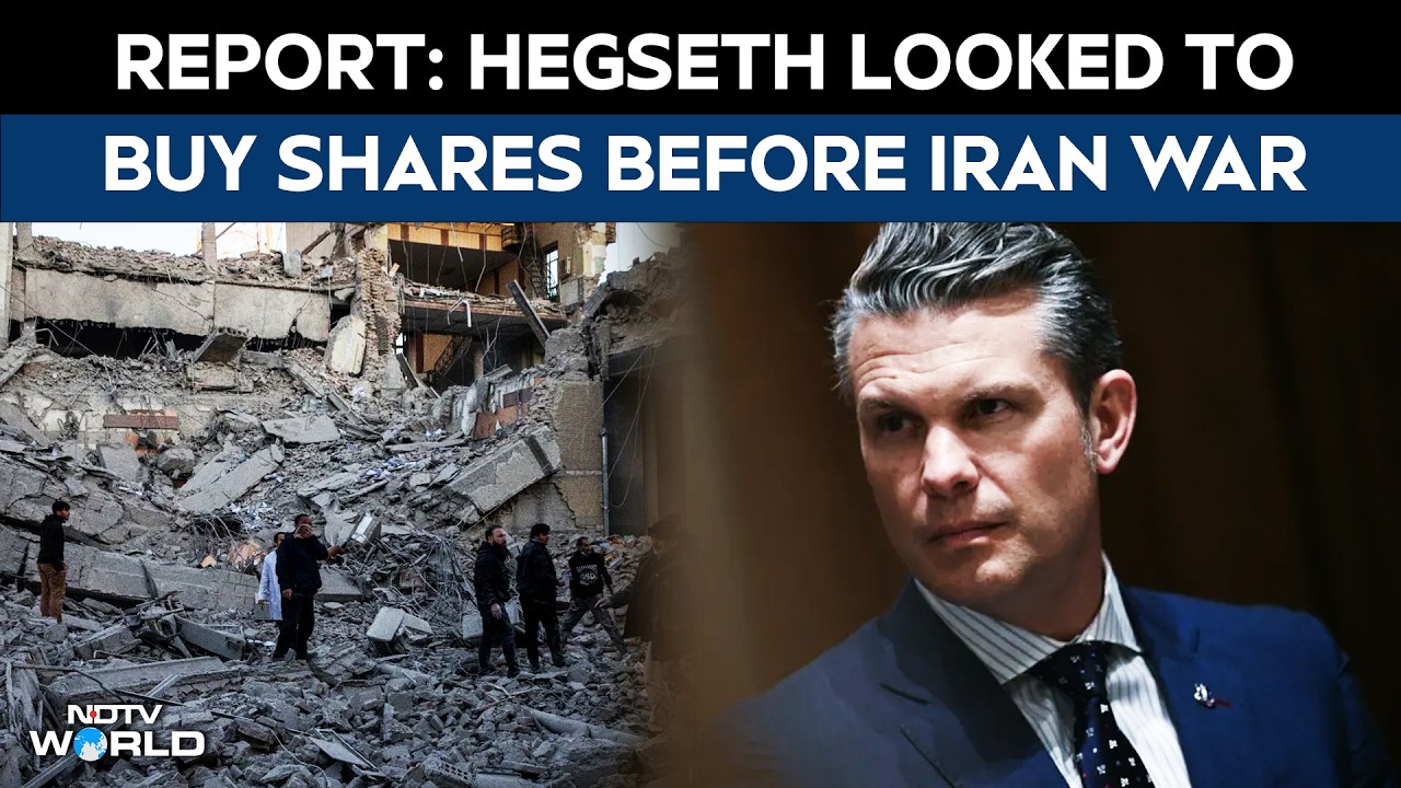 Pete Hegseth Looked To Buy Shares Before Iran War: Report