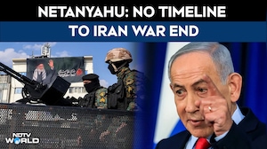 'No Timeline To Iran War End': Netanyahu Rules Out War Deadline