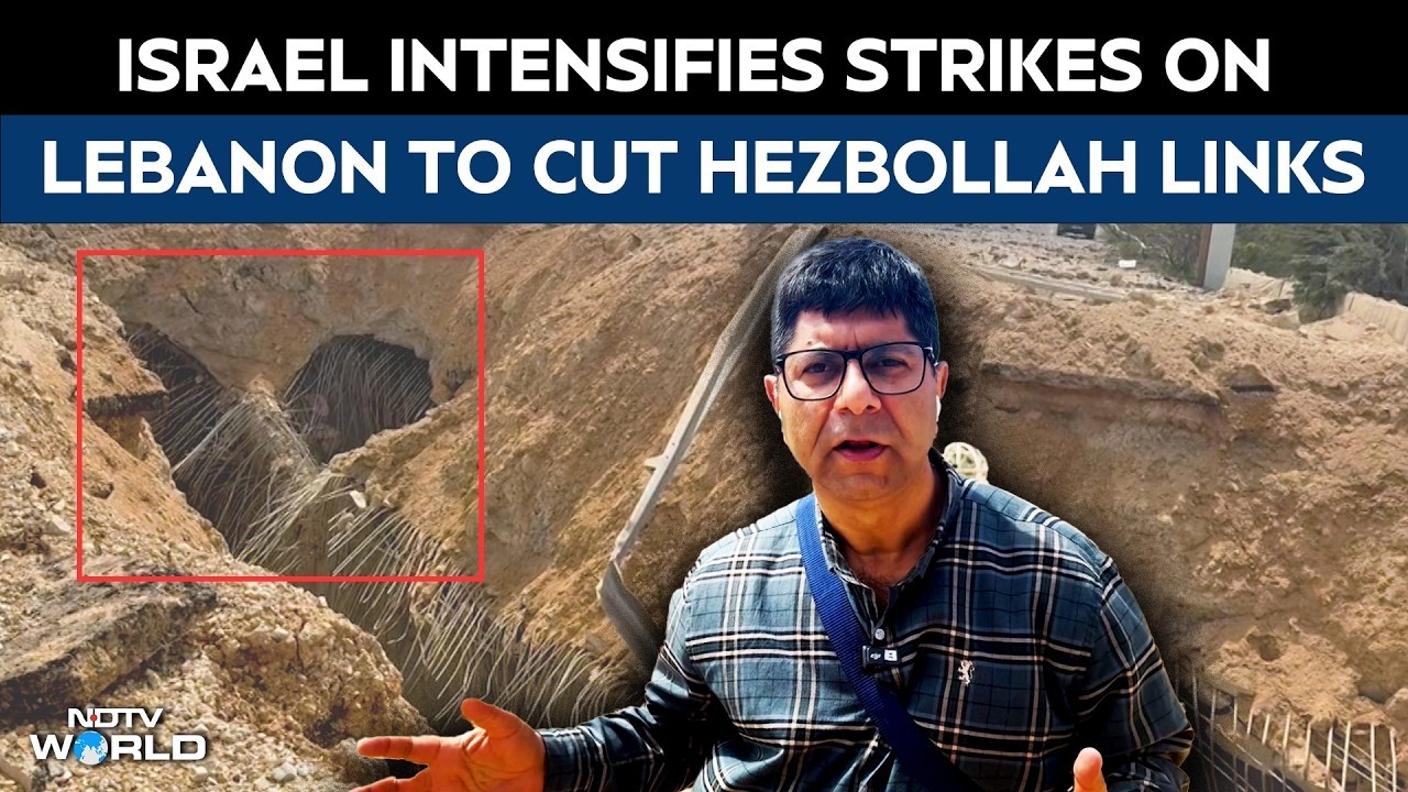 NDTV Ground Report: Israel Bombs Bridges, Roads in South Lebanon to Cut Hezbollah Links