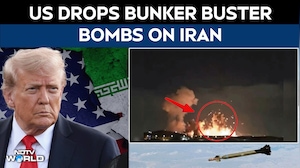 US Attacks Iran | US Reportedly Drops Bunker Buster Bombs On Iran's Isfahan, Trump Shares Video
