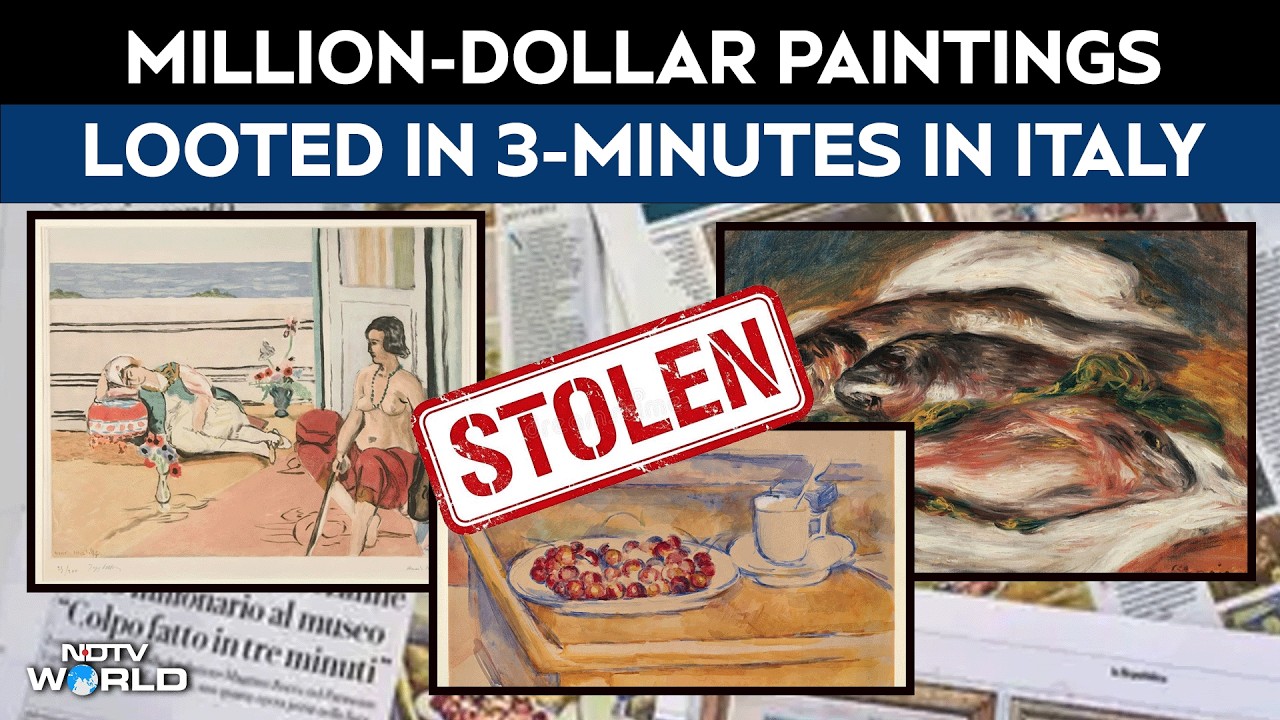 Italy News | How Thieves Stole Million-Dollar Paintings In 3 Minutes In Italy