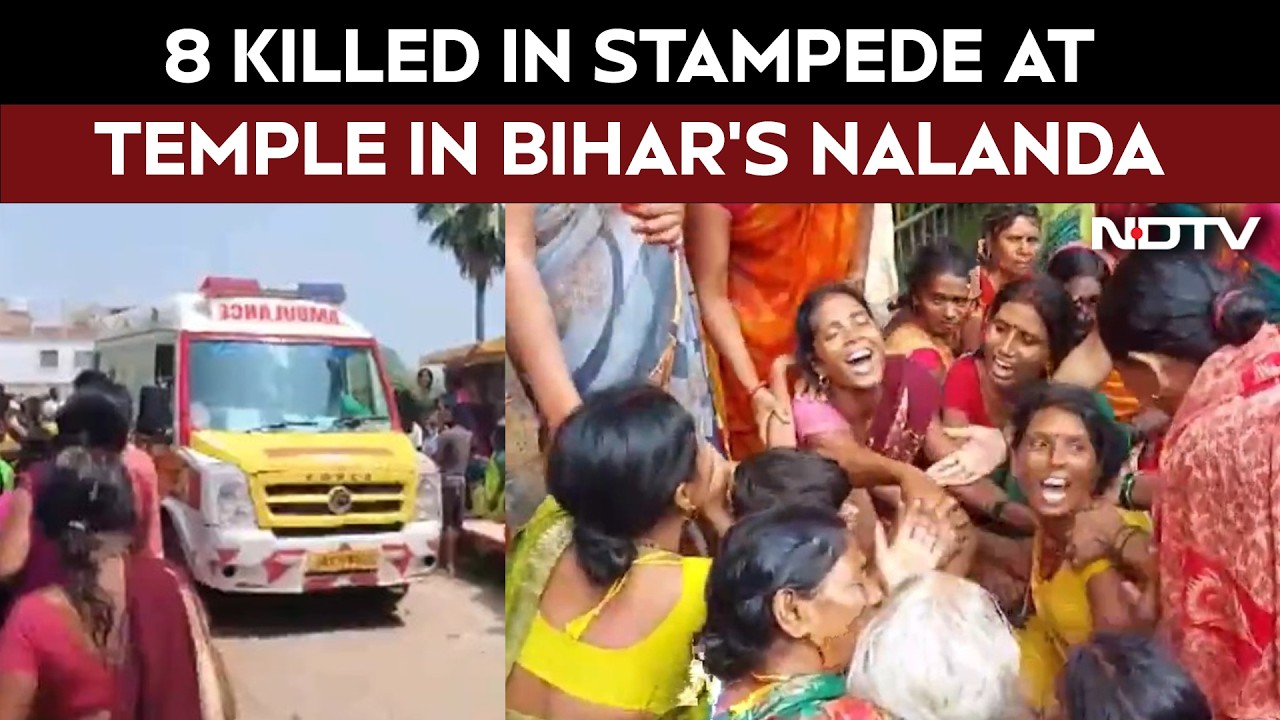 Bihar Stampede News | At Least 8 Killed In Stampede At Temple In Bihar's Nalanda