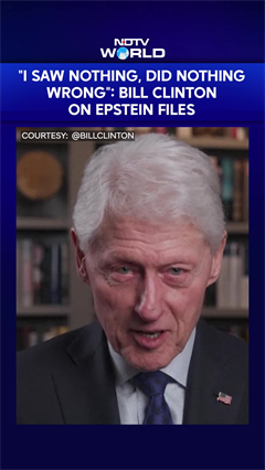 Bill Clinton Testifies On Epstein Files: "I Saw Nothing, Did Nothing Wrong"