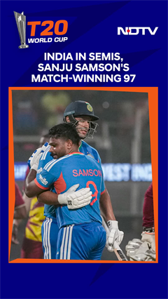 T20 World Cup | Sanju Samson's Stunning 97 Helps India Script 'Record Chase', Seal Semi-Final Spot