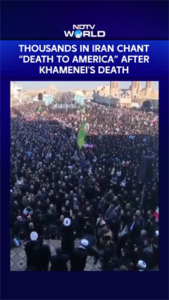 Thousands In Iran Chant &ldquo;Death To America&rdquo; After Khamenei's Death