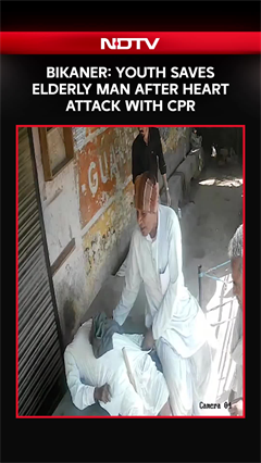 Bikaner: Youth Saves Elderly Man After Heart Attack With CPR