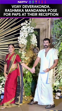 Rashmika Mandanna And Vijay Deverakonda Walk Hand-In-Hand At Star-Studded Hyderabad Reception