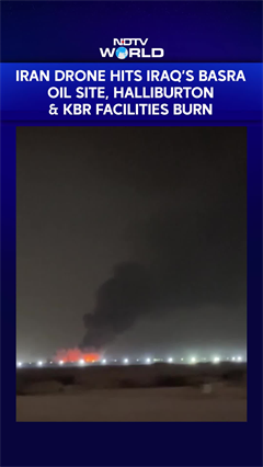 Iranian Drone Hits Iraq&rsquo;s Basra Oil Site, Halliburton & KBR Facilities Burn