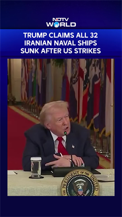 Trump Claims All 32 Iranian Naval Ships Sunk After US Strikes