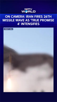 On Camera: Iran Fires 26th Missile Wave As &lsquo;True Promise 4&rsquo; Intensifies