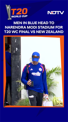 Video: Men In Blue Head To Narendra Modi Stadium For T20 WC Final