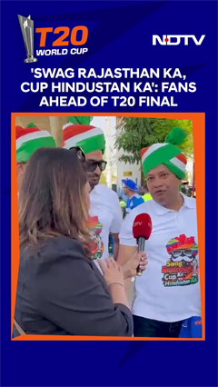 'Swag Rajasthan Ka, Cup Hindustan Ka': Fans Ahead Of T20 Final