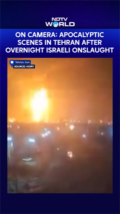 On Camera: Apocalyptic Scenes In Tehran After Overnight Israeli Strikes Ignite